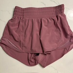 Lululemon High-Rise 2.5” Hottie-Hot Short, Plum